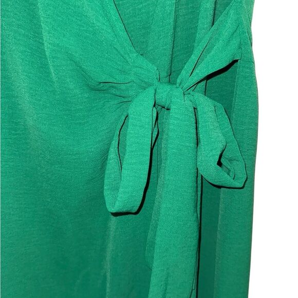 Green Wrap Dress Joie De Vivre - Picture 6 of 6